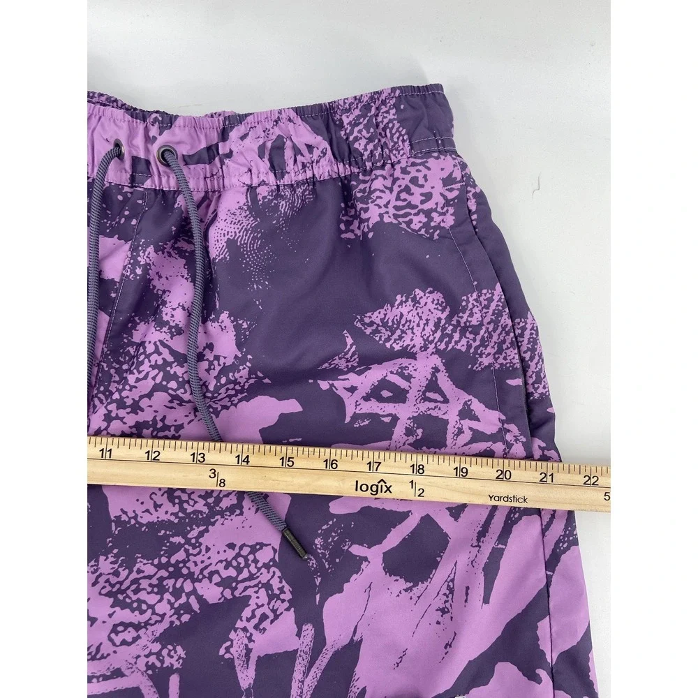 Jordan Flight‎ Poolside Shorts Mens Medium Violet Shock Swim Trunks Mesh Lined